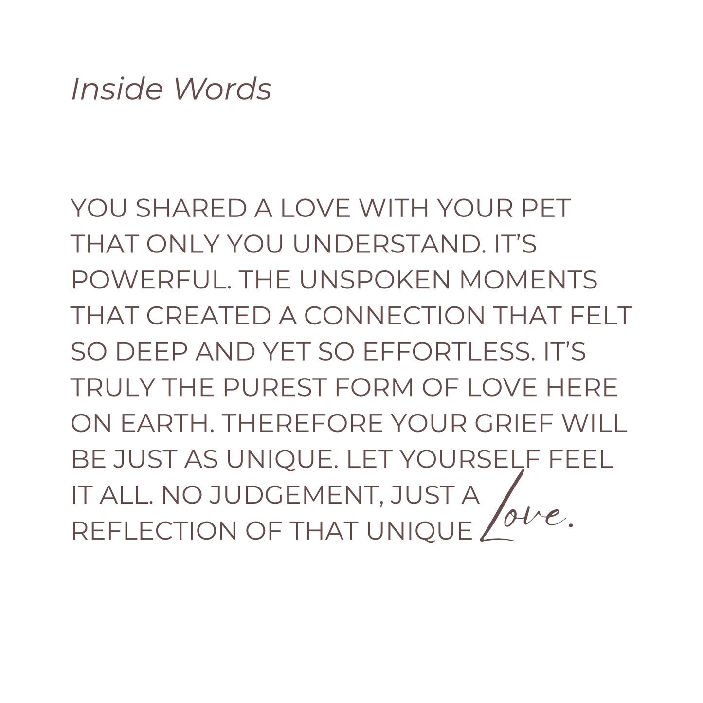 Unique Grief