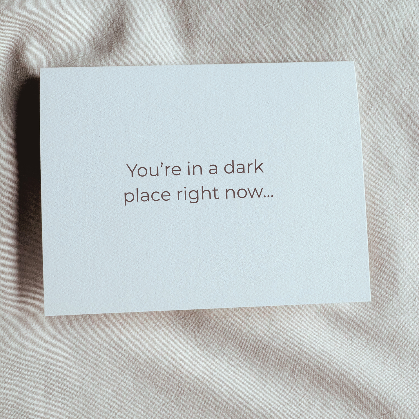 Dark Place Right Now