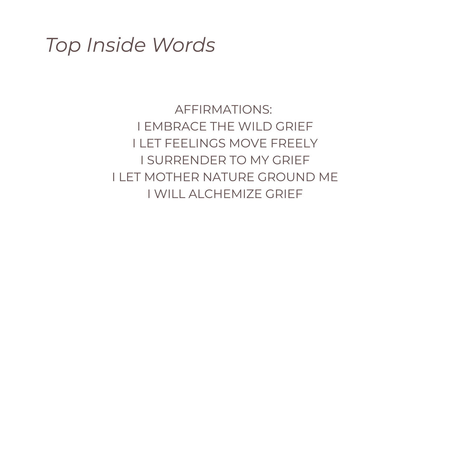 Wild Grief
