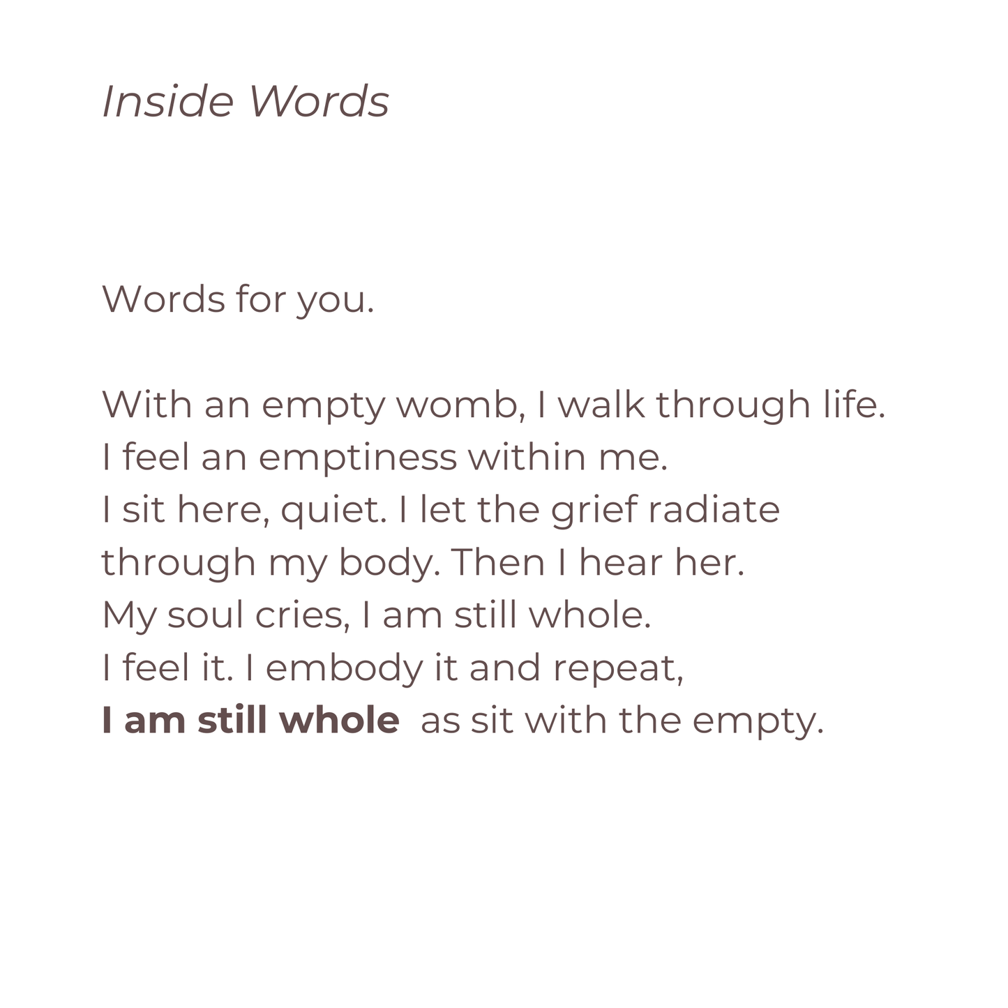 I AM Still Whole