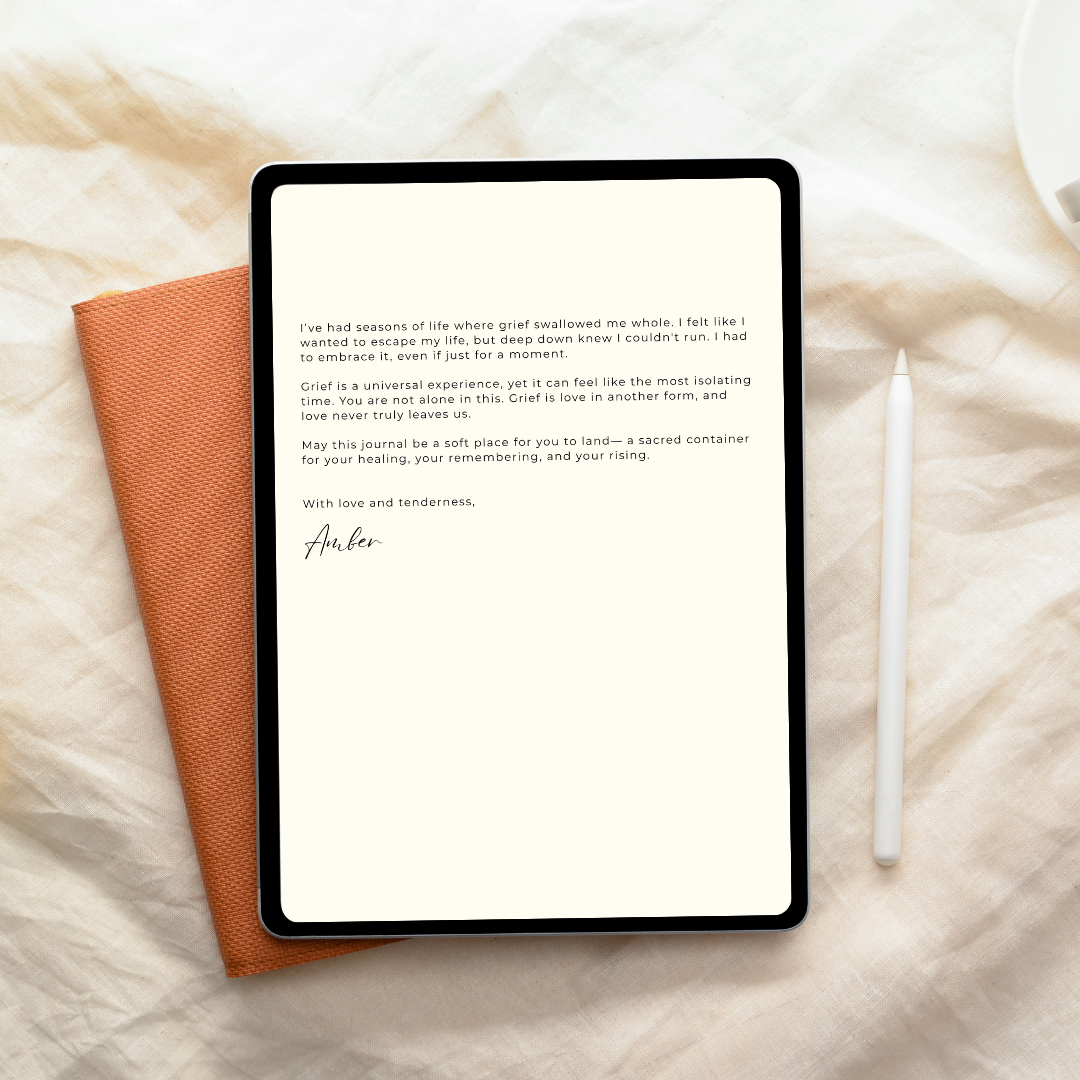 Wound to Soul: A sacred grief journal honoring the moments of grief and a return to you