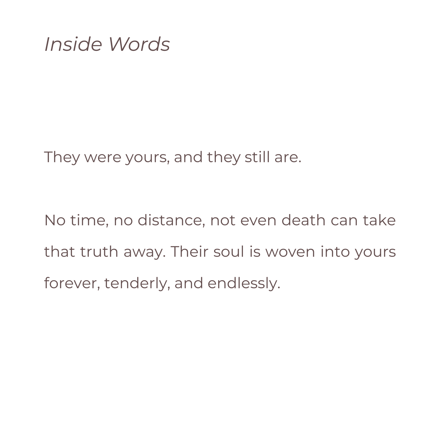 Still Yours