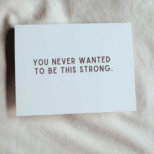 To Be This Strong
