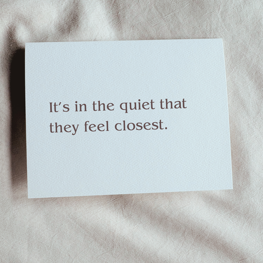 In the Quiet